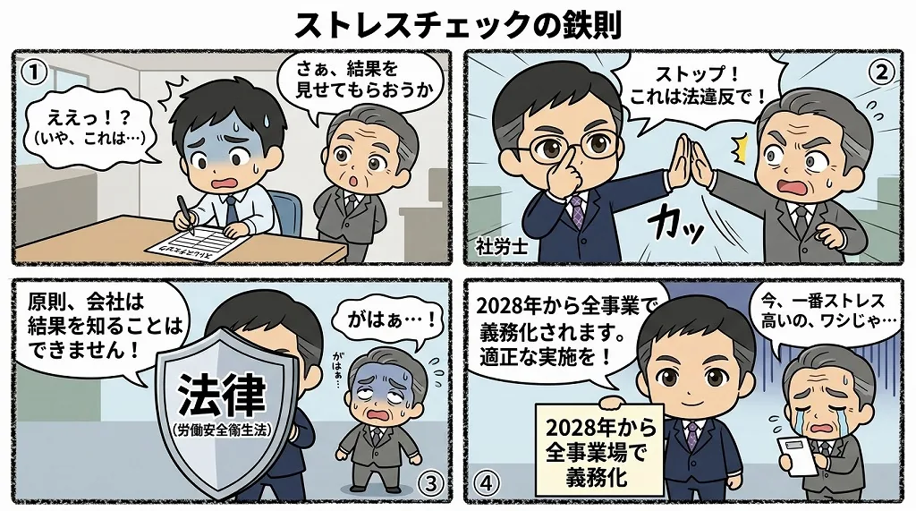 ストレスチェックの鉄則